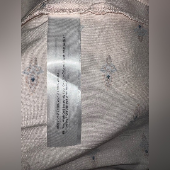 NWT BOG Band Of Gypsies Women's Small S Loose Boho Midi Flutter Sleeve Paisley - Picture 13 of 15